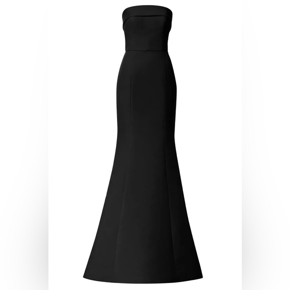 Amsale Jaylin Dress in Black - Picture 2 of 5